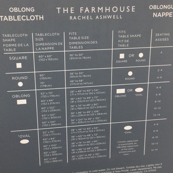 Rachel Ashwell Halloween Black Tablecloth 60" R Haunted House Pumpkin Ghost Cat - Picture 8 of 8